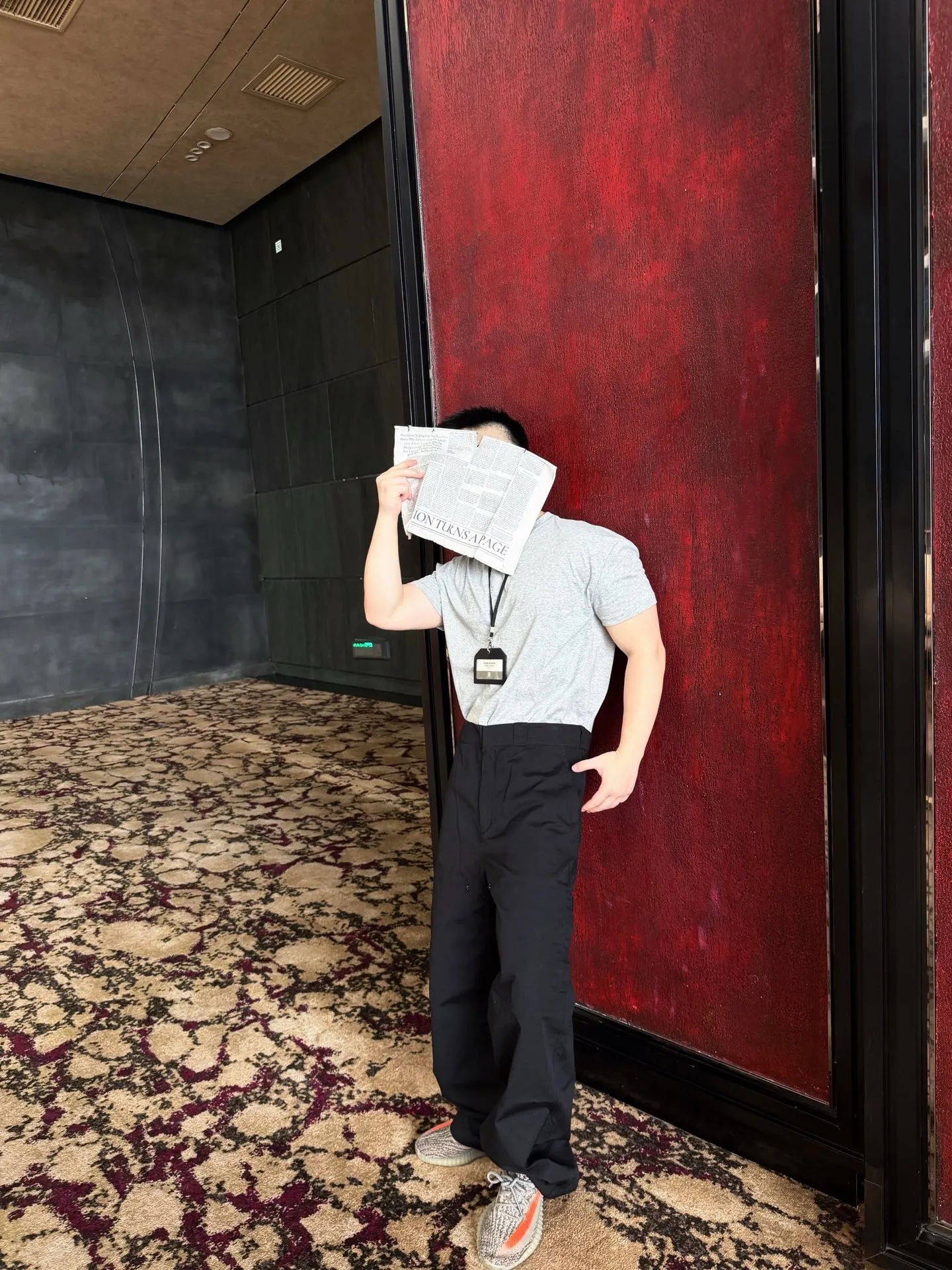 Louis Vuitton/Louis Vuitton cotton cargo trousers
